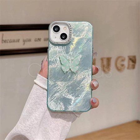 Butterfly Pattern Silicone Mobile Phone Cover PW-WGCC13A-28-1