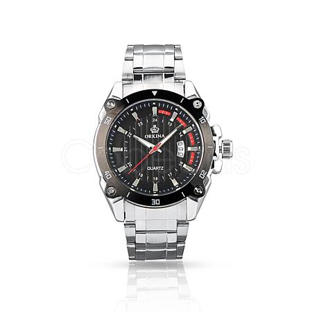 High Quality Stainless Steel Quartz Wrist Watch for Men WACH-A003-02-1