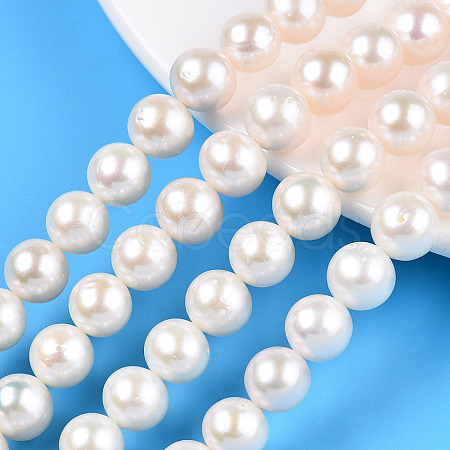 Natural Cultured Freshwater Pearl Beads Strands PEAR-N016-09C-1