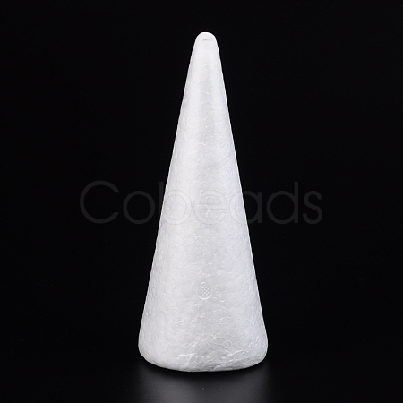 Cone Modelling Polystyrene Foam DIY Decoration Crafts DJEW-M005-10-1