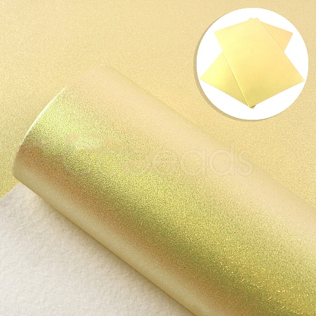 Iridescent Imitation Leather Fabrics PW-WG91278-02-1