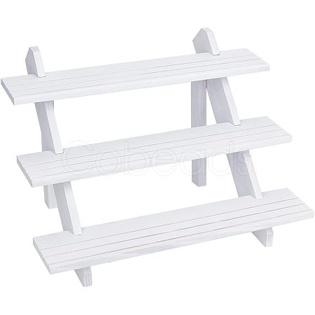 DIY 3 Tier Wooden Display Riser Kit ODIS-WH0029-25A-1