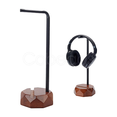 Wood Headset Display Stands Holder AJEW-WH0471-109B-1