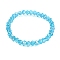 Classic Ethnic Style Faceted Glass Stretch Bracelets for Women