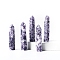 Tower Natural Lepidolite Home Display Decoration, Healing Stone Wands, for Reiki Chakra Meditation Therapy Decors, Hexagonal Prism, 50~60mm