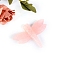 Natural Rose Quartz Carved Dragonfly Figurines, for Home Desktop Decoration, 65mm