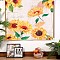 Vibrant Aesthetic Sunflower Wall Tapestry, Fresh Art Natural Tapestry, for Bedroom, Living Room, Yellow, 51.2"x59.1"(150x130cm)