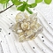 Flower Cellulose Acetate(Resin) Claw Hair Clips, Hair Accessories for Girl Women, Beige, 55x41mm