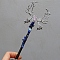 Natural Lapis Lazuli Viking Dragon Wands, Fairy Stick, 180mm