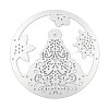 Christmas Tree & Snowflake Carbon Steel Cutting Dies Stencils DIY-R079-040-2