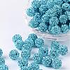 Pave Disco Ball Beads RB-H258-10MM-202-1