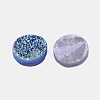 Electroplate Natural Druzy Crystal Cabochons G-L047-8mm-08-1