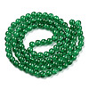 Spray Painted Crackle Glass Beads Strands CCG-Q001-8mm-17-01-3