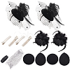 Fingerinspire Gothic Style  Fascinator DIY Kit DIY-FG0005-11-1