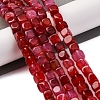 Natural Dragon Veins Agate Beads Strands G-G177-E14-01-2