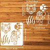 PET Hollow Out Drawing Painting Stencils DIY-WH0391-0757-2