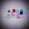 150Pcs 5 Styles Baking Painted Crackle Glass Bead Strands CCG-SZ0001-07-4