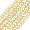 Baking Painted Pearlized Glass Pearl Round Bead Strands X-HY-Q003-6mm-21-2