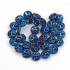 Electroplate Non-magnetic Synthetic Hematite Beads Strands G-N0322-03B-2