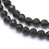 Natural Obsidian Beads Strand X-G-E411-33-3mm-3