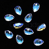 Teardrop Transparent Glass Cabochons MRMJ-T009-138B-1