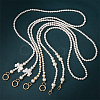 WADORN 3Pcs 3 Styles Plastic Imitation Pearl Bag Strap Chains AJEW-WR0001-90-5