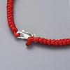 Weave Charm Bracelets BJEW-JB04864-06-4