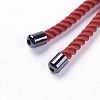 Nylon Twisted Cord Bracelet Making MAK-F018-01B-RS-3