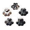 Natural Black Lip Shell Charms SSHEL-S258-98C-1