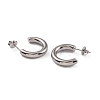 304 Stainless Steel Stud Earrings for Women EJEW-G346-07C-P-2