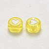 Transparent Acrylic Beads TACR-R139-01-2