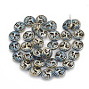 Electroplate Non-magnetic Synthetic Hematite Beads Strands G-N0322-03E-2