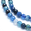 Natural Agate Beads G-J371-01-6mm-3