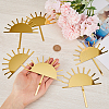 CRASPIRE 8Pcs Sun Birthday Cake Toppers OACR-CP0001-01-3