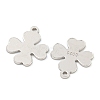 925 Sterling Silver Clover Charms STER-B005-33P-2