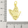 Real 18K Gold Plated Brass Micro Pave Cubic Zirconia Pendants KK-R159-05C-G-3