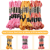 Gorgecraft 30 Skeins 3 Colors 6-Ply Polyester Embroidery Floss OCOR-GF0003-43B-2