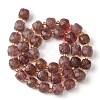 Natural Strawberry Quartz Beads Strands G-Q010-A21-01-3