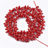 Synthetic Coral Beads Strands CORA-T009-02-2