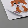 Paper Cartoon Animal Stickers DIY-WH0004-13-2