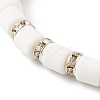 Handmade Polymer Clay Beads Stretch Bracelets Sets BJEW-JB06435-10