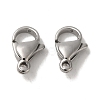 Tarnish Resistant 304 Stainless Steel Lobster Claw Clasps STAS-R050-11x7mm-1