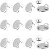 Unicraftale 304 Stainless Steel Stud Earring Findings & Ear Nuts STAS-UN0014-21P-1