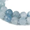 Natural Aquamarine Beads Strands G-L587-A02-04-3