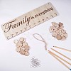 Wooden Family Birthday Reminder Calendar Hanging Board for Important Dates JX068A-5