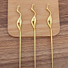 Chinese Style Alloy Crane Hair Sticks OHAR-PW0006-01A-1