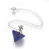 Natural Lapis Lazuli Cone Dowsing Pendulums G-G771-D01-2