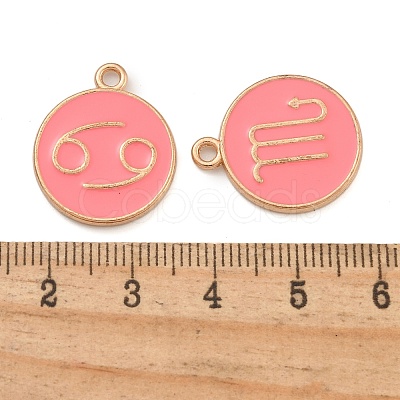 Alloy Enamel Pendants ENAM-XCP0001-45B-02-1