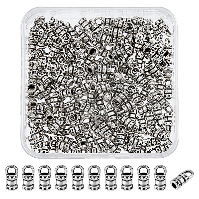 SUPERFINDINGS 150Pcs Alloy Cord Ends FIND-FH0008-75-1