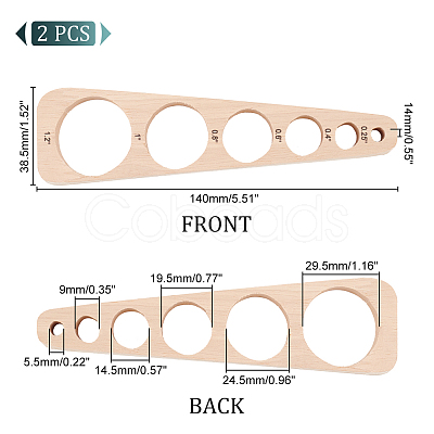 Wood Safety Eye Insertion Tool for Toy Making DIY-WH0033-26B-1